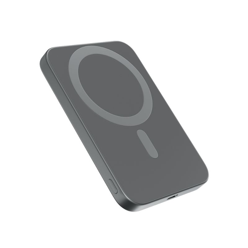 Epico 5000mAh Aluminium Power Bank - Dunkelgrau